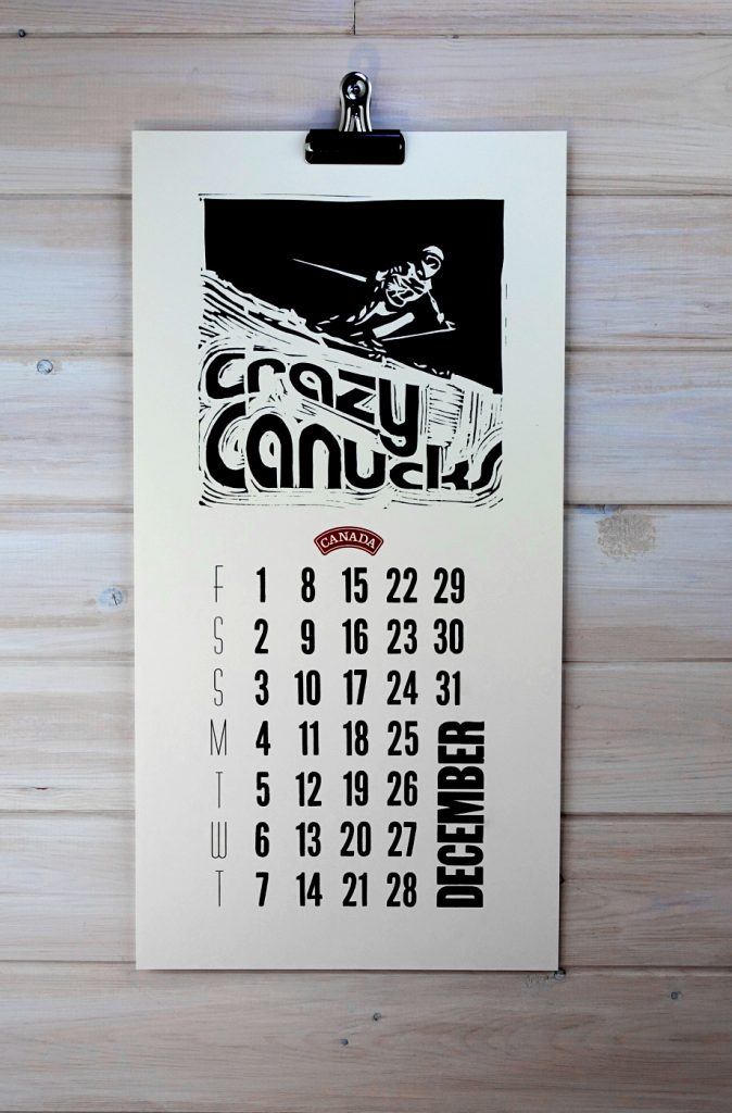 crazy canucks calendar